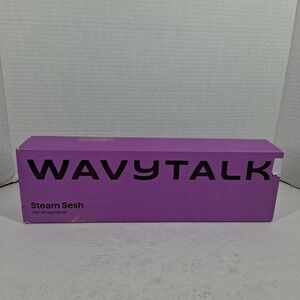 Wavytalk Steam Sesh Hair Straightener Pink Model S228 Steam Flat Iron NIB